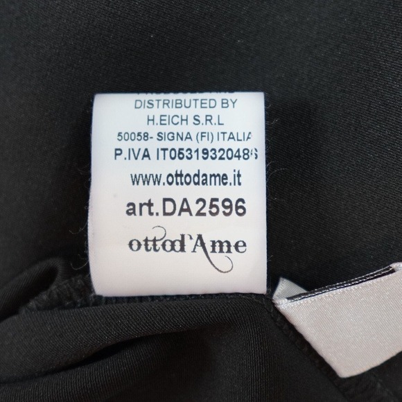 Ottod'Ame Shift Dress 6 Black Sleeveless Minimalist - Picture 15 of 16